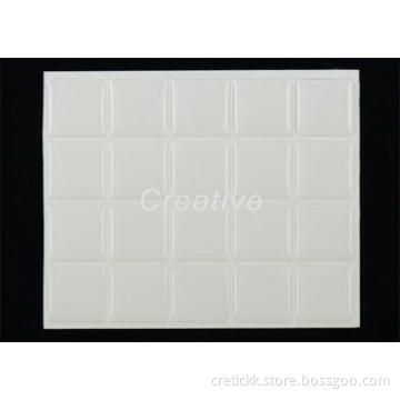 Waterproof Clear 1 Inch Epoxy Stickers For Square Scrabble
